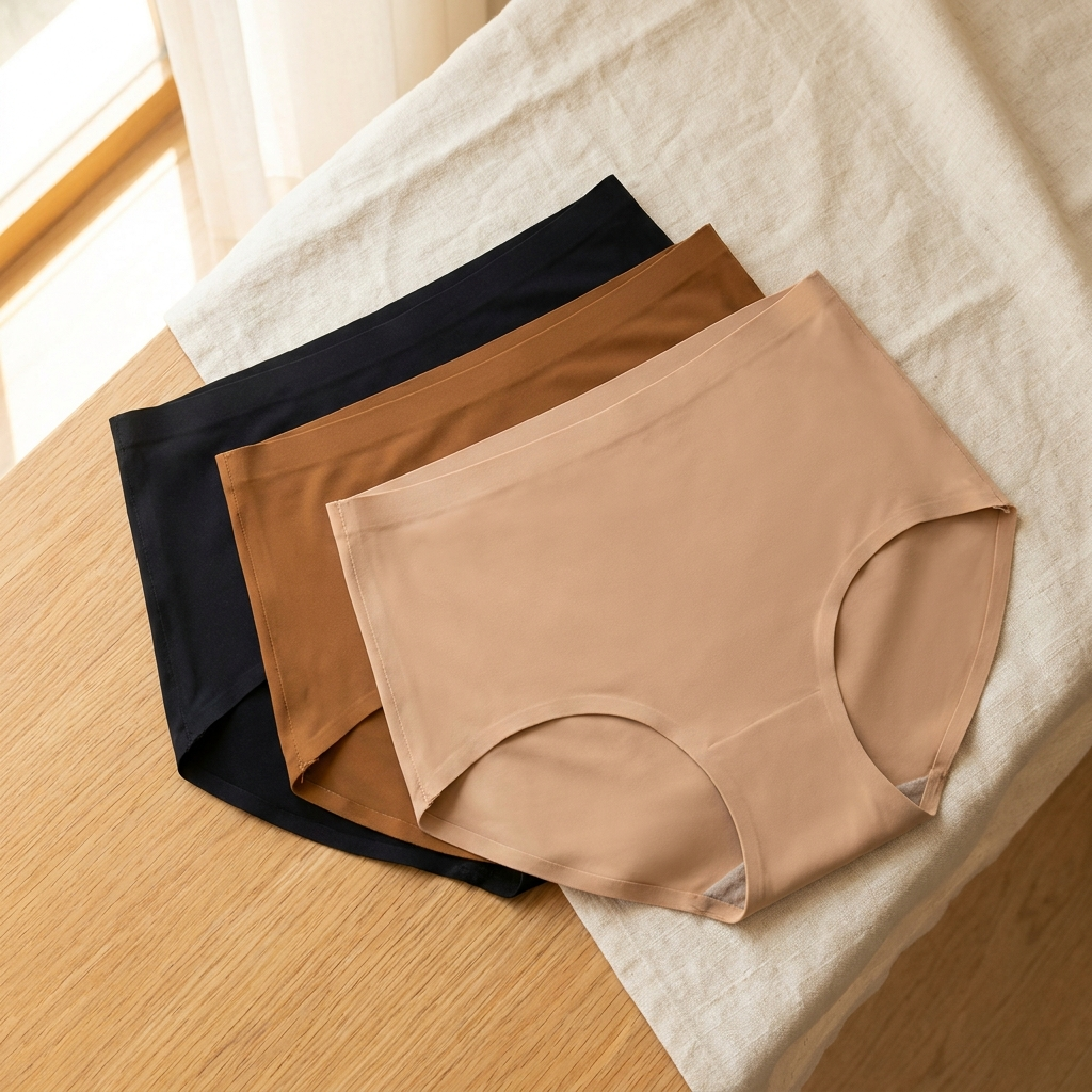 Pack de 3 braguitas menstruales dobladas
