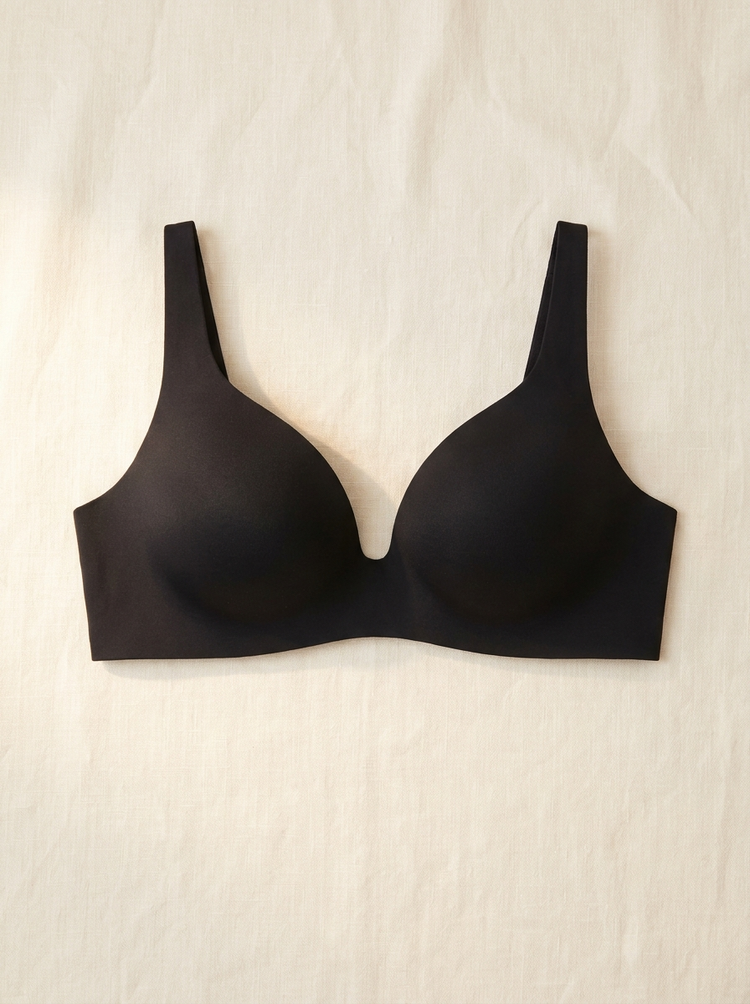 Push-up sin aro Velara en negro, extendido en plano